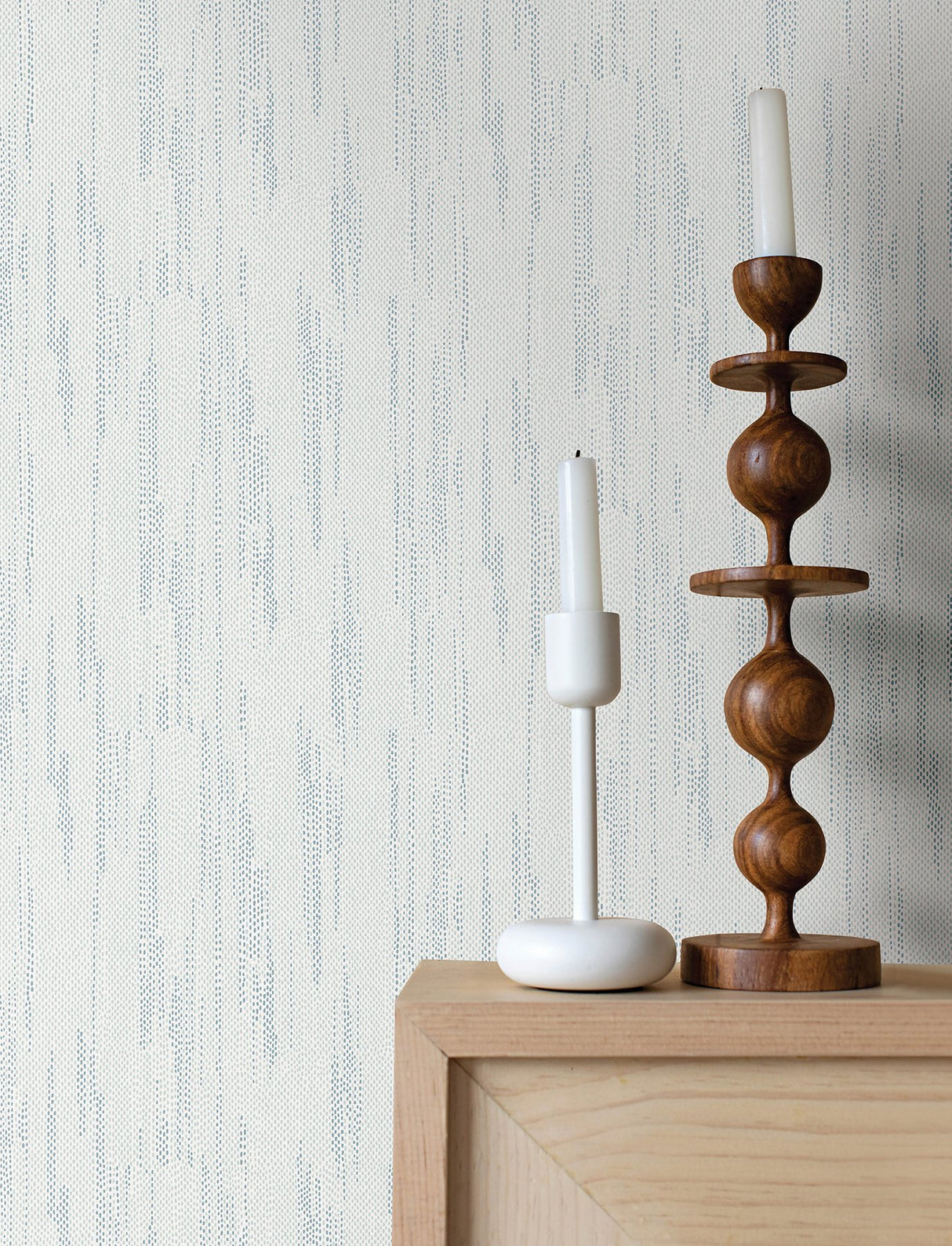 Baris Aqua Stipple Stripe Wallpaper with Modern Abstract Textured Raised Ink - A-Street Prints 4141-27150