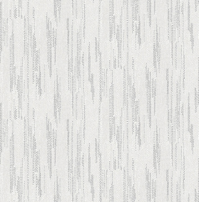Baris Charcoal Stipple Stripe Wallpaper with Modern Abstract Raised Ink Texture - A-Street Prints 4141-27151