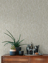 Corliss Neutral Beaded Strands Neutral Wallpaper with Abstract Modern Textured Raised Ink - A-Street Prints 4141-27152