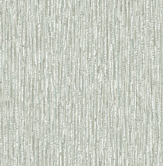 Corliss Moss Beaded Strands Wallpaper with Modern Abstract Pattern - A-Street Prints 4141-27153