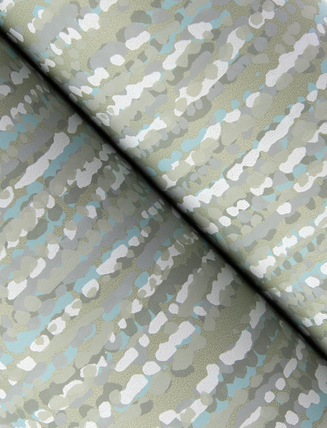 Corliss Moss Beaded Strands Wallpaper with Modern Abstract Pattern - A-Street Prints 4141-27153