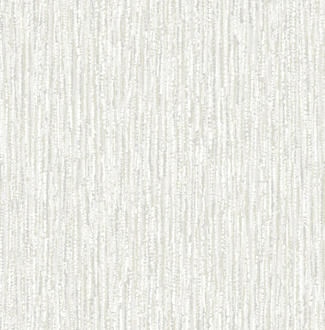 Corliss Light Grey Beaded Strands Wallpaper with Modern Abstract Pattern - A-Street Prints 4141-27155