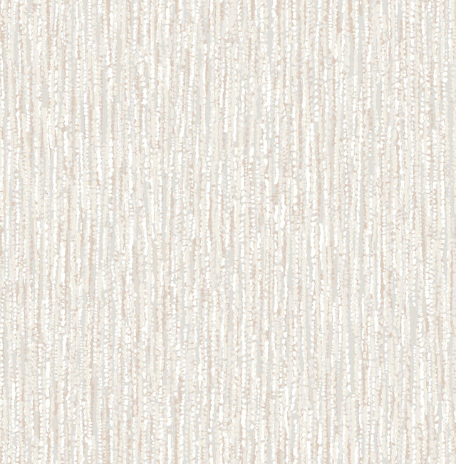 Corliss Blush Beaded Strands Wallpaper with Modern Abstract Beaded Motif - A-Street Prints 4141-27157