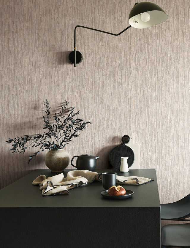 Corliss Blush Beaded Strands Wallpaper with Modern Abstract Beaded Motif - A-Street Prints 4141-27157