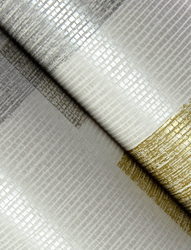Fulton Gold Shapes Wallpaper with Modern Geometric Pattern - A-Street Prints 4141-27159