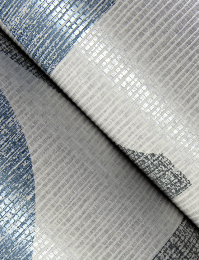 Fulton Blue Shapes Wallpaper with Modern Geometric Pattern - A-Street Prints 4141-27160