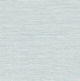Sheehan Light Blue Faux Grasscloth Wallpaper with Modern Geometric Motif - A-Street Prints 4141-27162