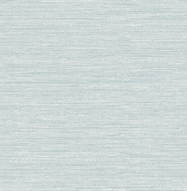 Sheehan Light Blue Faux Grasscloth Wallpaper with Modern Geometric Motif - A-Street Prints 4141-27162