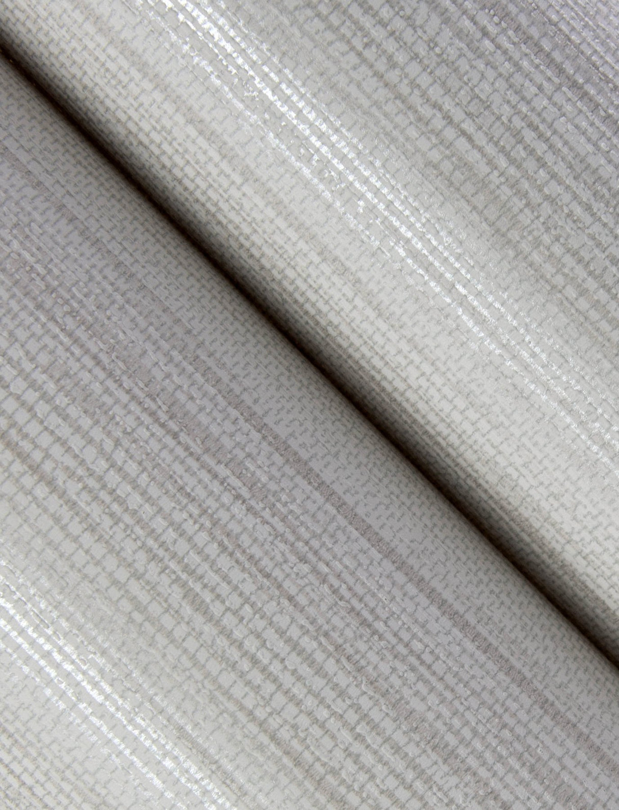 Sheehan Pearl Faux Grasscloth Wallpaper with Modern Textured Metallic Finish - Brewster 4141-27163