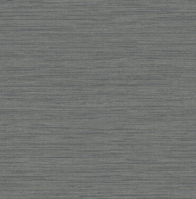 Sheehan Black Faux Grasscloth Wallpaper with Modern Faux Grasscloth Texture - A-Street Prints 4141-27166