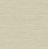 Sheehan Gold Faux Grasscloth Wallpaper with Metallic Textured Finish - A?Street Prints 4141-27168
