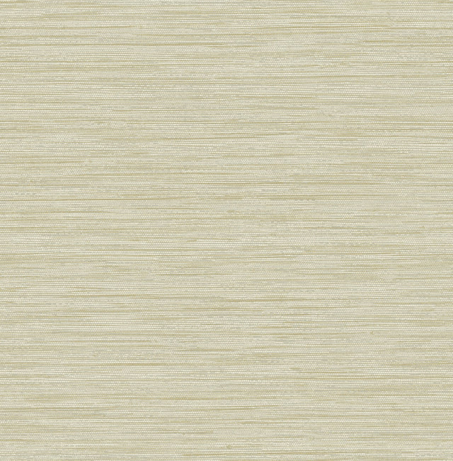 Sheehan Gold Faux Grasscloth Wallpaper with Metallic Textured Finish - A?Street Prints 4141-27168