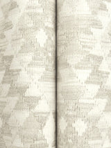 Montana Bone Wallpaper with Country Geometric Pattern, Textured Raised Ink - Chesapeake 4142-72605