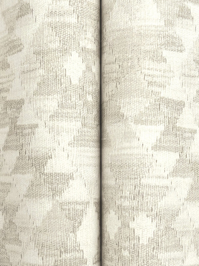 Montana Bone Wallpaper with Country Geometric Pattern, Textured Raised Ink - Chesapeake 4142-72605