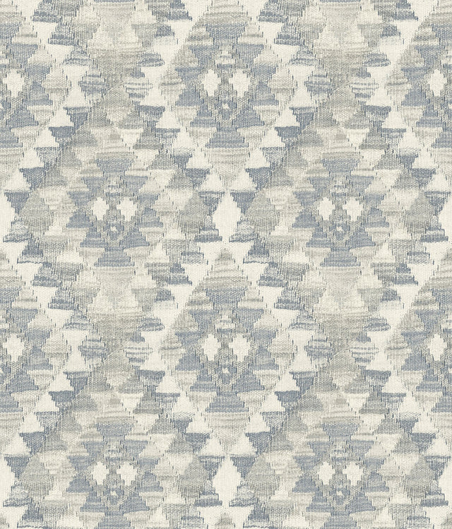 Montana Sapphire Geometrics Country Wallpaper - Chesapeake 4142-72608