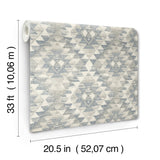 Montana Sapphire Geometrics Country Wallpaper - Chesapeake 4142-72608
