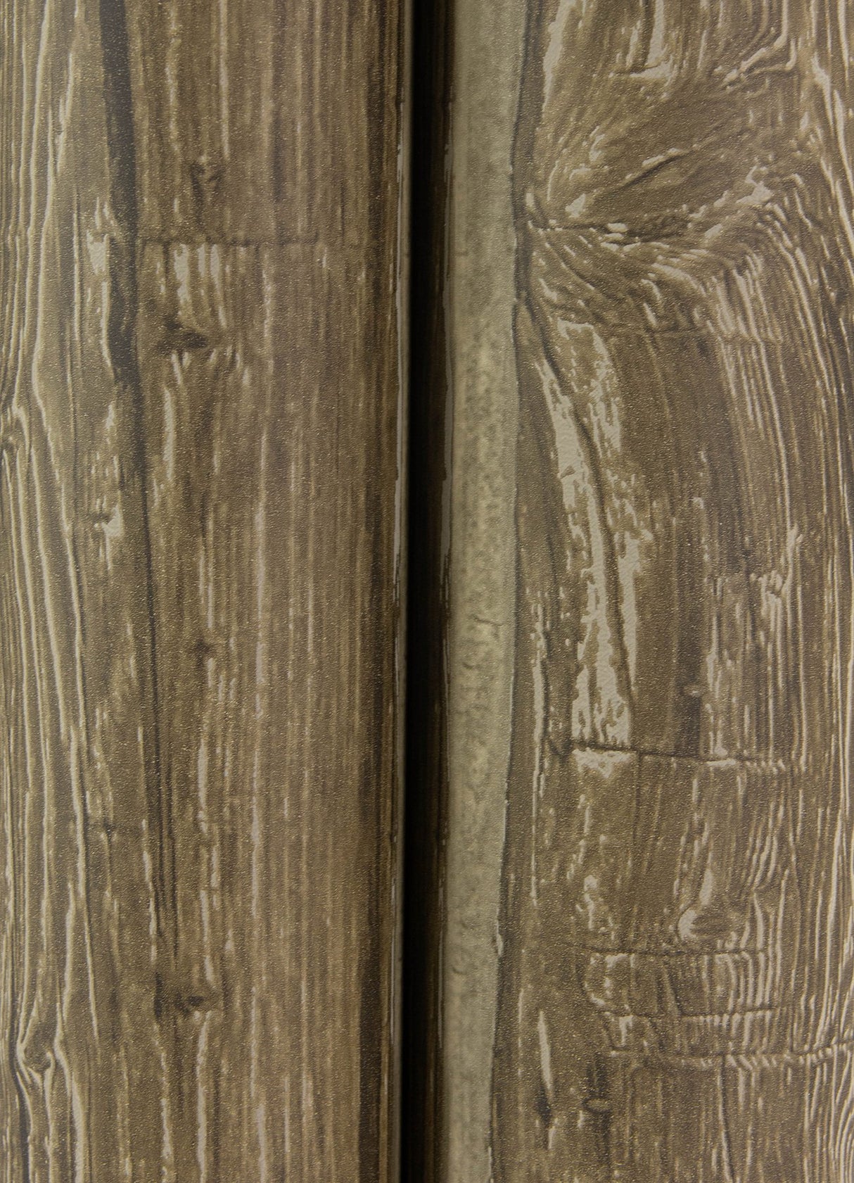 Lodgepole Dark Brown Wallpaper with Farmhouse Wood Graphic Pattern - Chesapeake 4142-72613