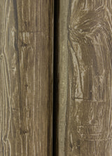 Lodgepole Dark Brown Wallpaper with Farmhouse Wood Graphic Pattern - Chesapeake 4142-72613