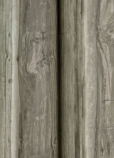 Lodgepole Grey Wallpaper with Wood Log Graphic Motif - Chesapeake 4142-72614