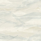 Bozeman Mountains Sky Blue Wallpaper with Abstract Transitional Motif - 4142-72625