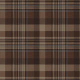 Dutton Plaid Rust Wallpaper with Traditional Plaid Pattern - Chesapeake 4142-72636