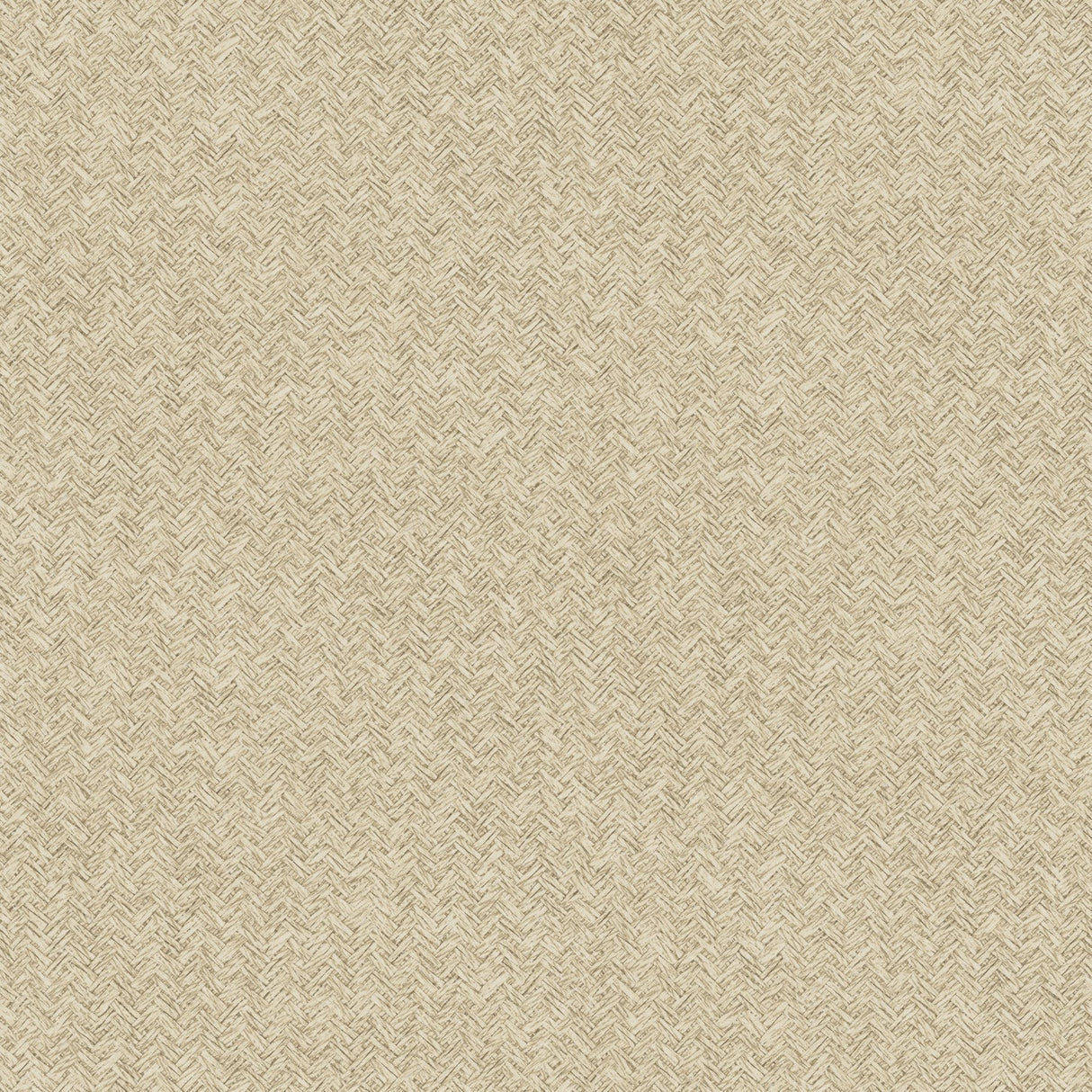 Woven Basket Khaki Wallpaper with Fabric Texture Pattern, Transitional Prepasted Non Woven - Chesapeake 4142-72641