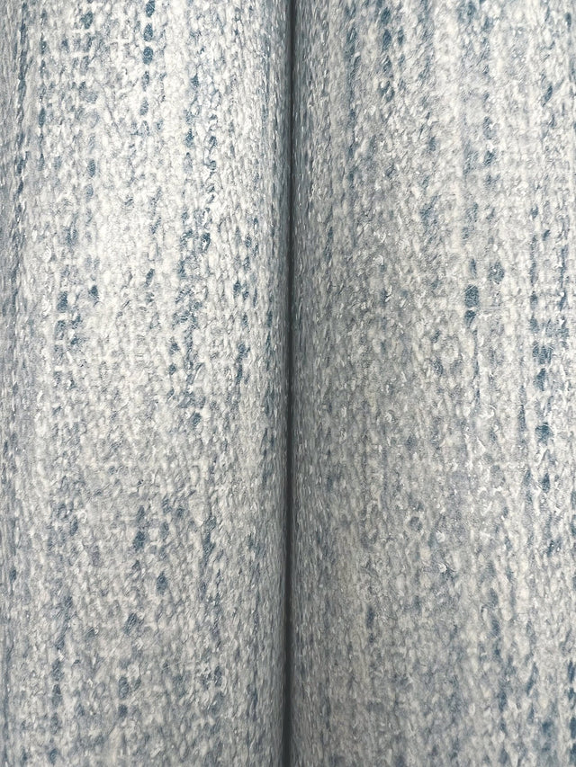 Wool Texture Light Blue Wallpaper with Fabric Textures Pattern, Transitional Style - Chesapeake 4142-72645