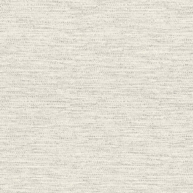 Wool Texture Light Grey Wallpaper with Fabric Textures Pattern, Transitional Prepasted Non Woven - Chesapeake 4142-72647