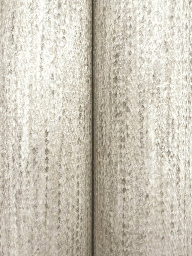 Wool Texture Pewter Wallpaper with Fabric Textures Pattern - Chesapeake 4142-72648