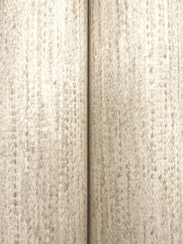 Wool Texture Beige Wallpaper with Fabric Texture Motif - Chesapeake 4142-72649