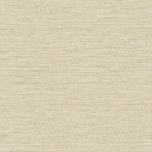 Plaited Grass Wheat Wallpaper with Faux Grasscloth Basketweave Texture - Chesapeake 4142-72652