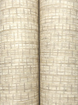 Plaited Grass Wheat Wallpaper with Faux Grasscloth Basketweave Texture - Chesapeake 4142-72652