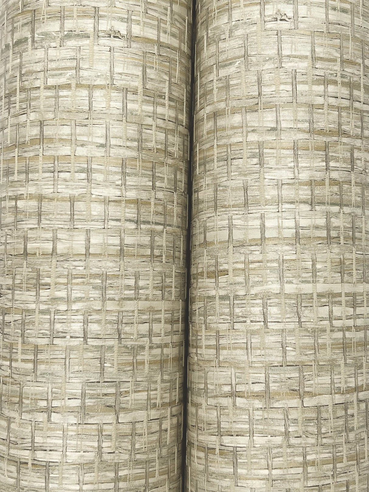 Plaited Grass Sage Wallpaper with Faux Grasscloth Basketweave - Chesapeake 4142-72653