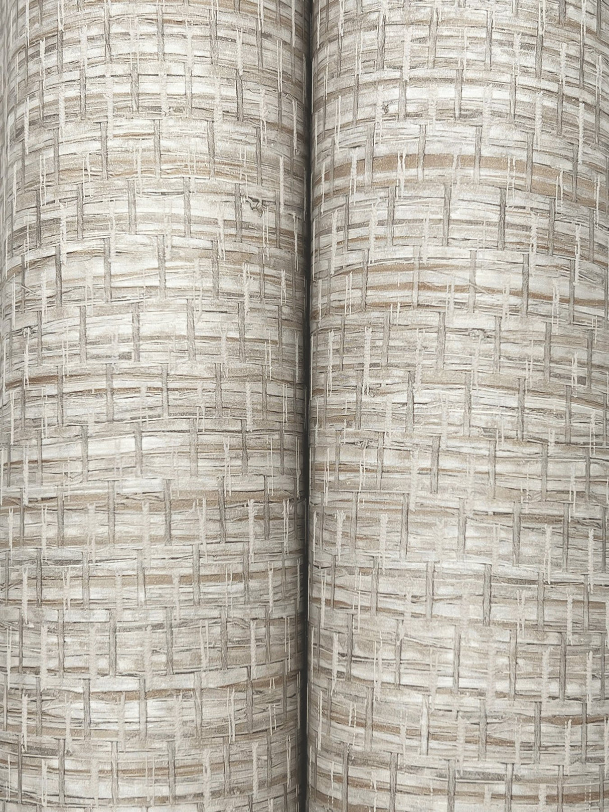 Plaited Grass Grey Wallpaper with Faux Grasscloth Basketweave Texture, Transitional - Chesapeake 4142-72654