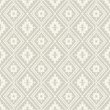 Camp Blanket Silver Wallpaper with Geometric Western Medallion Pattern - Chesapeake 4142-72659