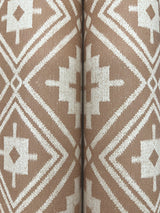 Camp Blanket Chestnut Wallpaper with Geometric Western Medallion Pattern - Chesapeake 4142-72660