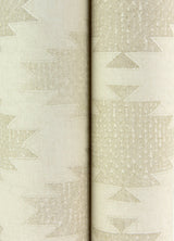Stitched Heirloom Khaki Wallpaper with Textured Medallion Pattern - Chesapeake 4142-72662