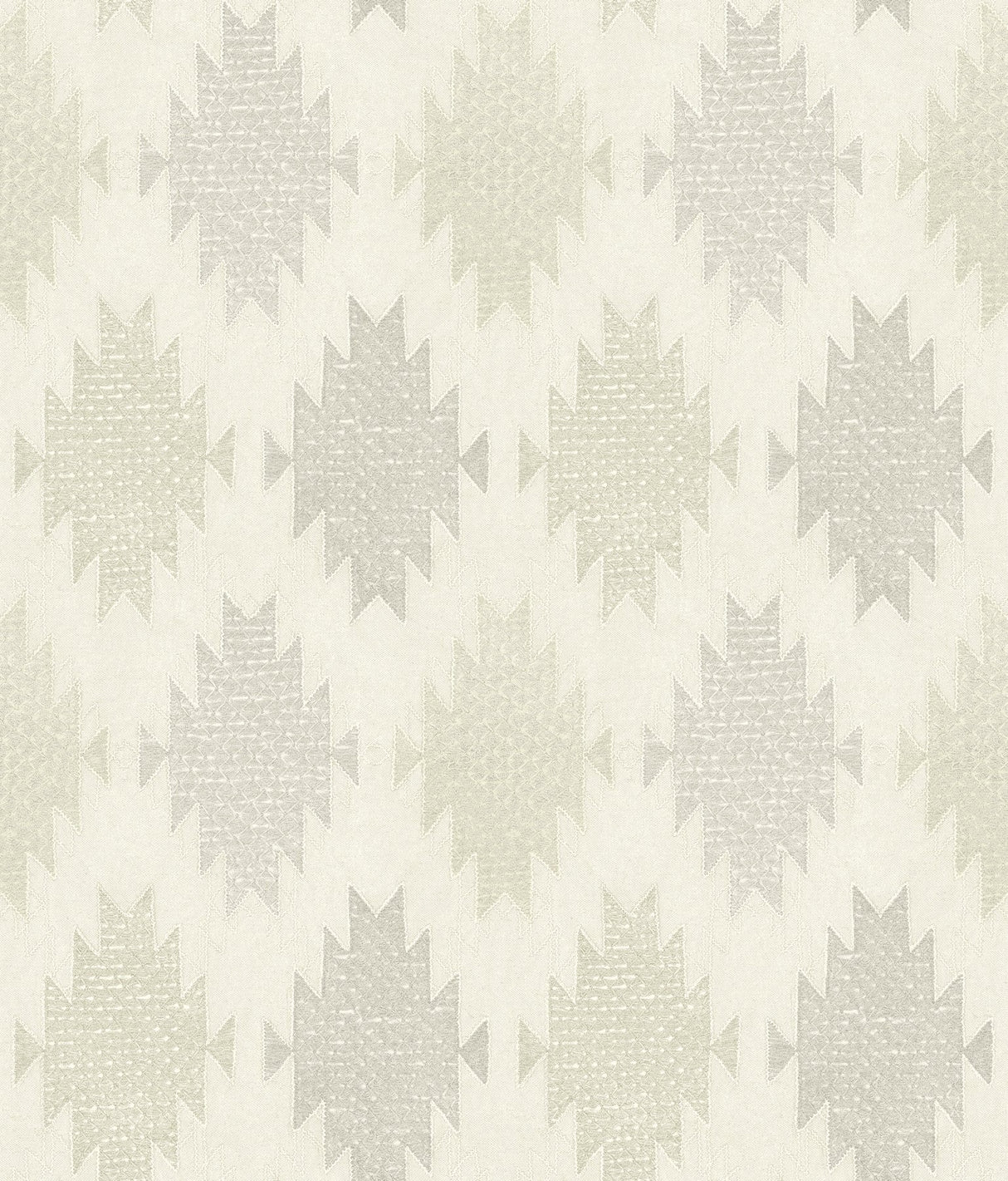 Stitched Heirloom Moss Wallpaper with Medallions Pattern, Farmhouse Style - Chesapeake 4142-72665