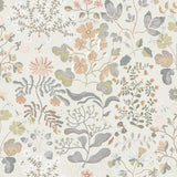 Groh Neutral Floral Wallpaper with Whimsical Botanical Pattern - A-Street Prints 4143-22004