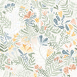 Brittsommar Seafoam Woodland Floral Wallpaper by A-Street Prints - MD22005