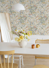 Hava Neutral Meadow Flowers by A-Street Prints Botanical Illustrative Floral Unpasted Non Woven Wallpaper 20.9-in x 33-ft Roll - MD22011