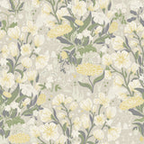 Hava Yellow Meadow Flowers Wallpaper by A-Street Prints in Buttery Yellow and Sage Green - MD22012