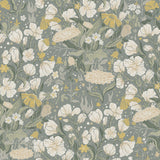Hava Moss Meadow Flowers Wallpaper by A-Street Prints - MD22014