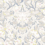 Lisa Bone Floral Damask Wallpaper with Whimsical Botanical Pattern - A-Street Prints 4143-22015