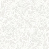 Turi Light Grey Twining Vines Wallpaper by A-Street Prints - MD22021
