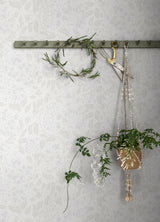 Turi Light Grey Twining Vines Wallpaper by A-Street Prints Botanical Farmhouse Unpasted Non Woven Strippable Roll - MD22021