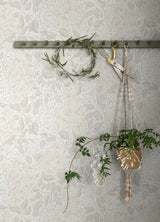 Turi Khaki Twining Vines Botanical Farmhouse Wallpaper by A-Street Prints, Unpasted Non Woven Roll, 20.9 in x 33 ft, Covers 57.5 sq ft - MD22023
