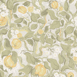 Kort Sage Fruit and Floral Wallpaper with Scandinavian Botanical Pattern - Brewster 4143-22025