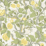 Kort Yellow Fruit and Floral Wallpaper by A-Street Prints - MD22027