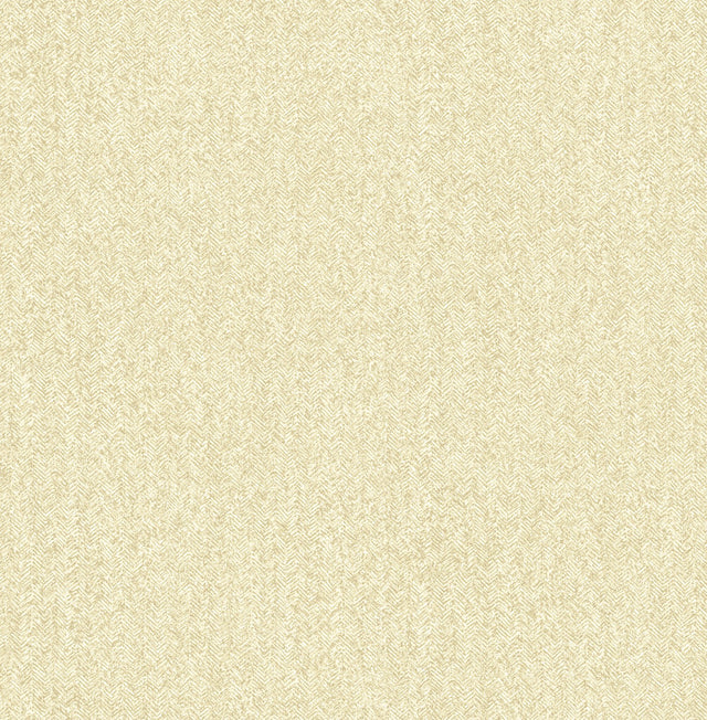 Ashbee Yellow Faux Fabric Wallpaper with Chevron Tweed Texture - A-Street Prints 4143-26162